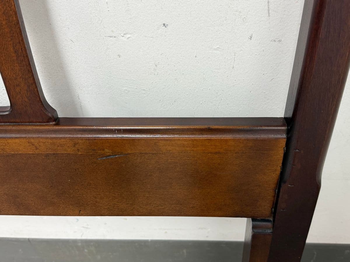 Twin Size Henredon Chippendale Mahogany Head Board - Thumbnail 9