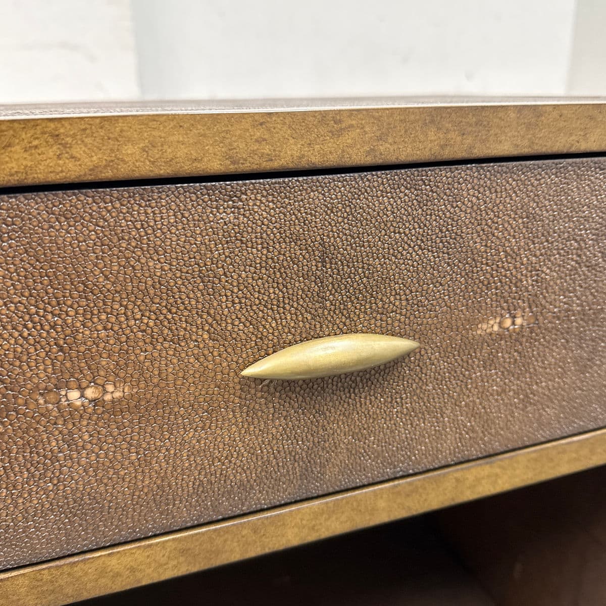 Julian Chichester Gilbert Faux Shagreen Nightstand - Thumbnail 10