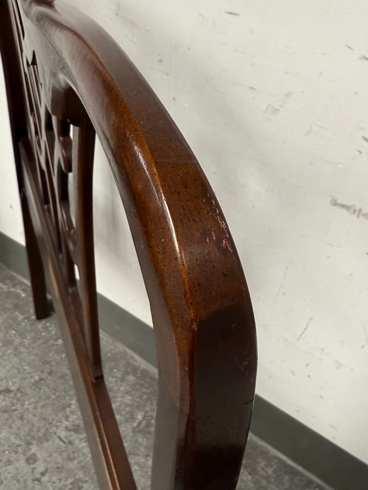 Twin Size Henredon Chippendale Mahogany Head Board - Thumbnail 12