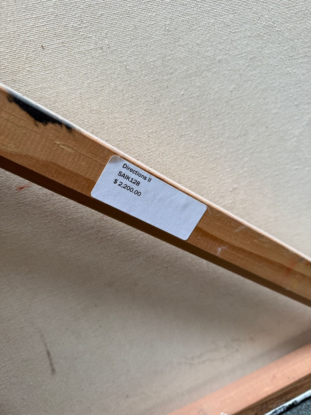 Circa 2002 Catherine Saiki "Directions I" Original Painting, Signed - Thumbnail 7