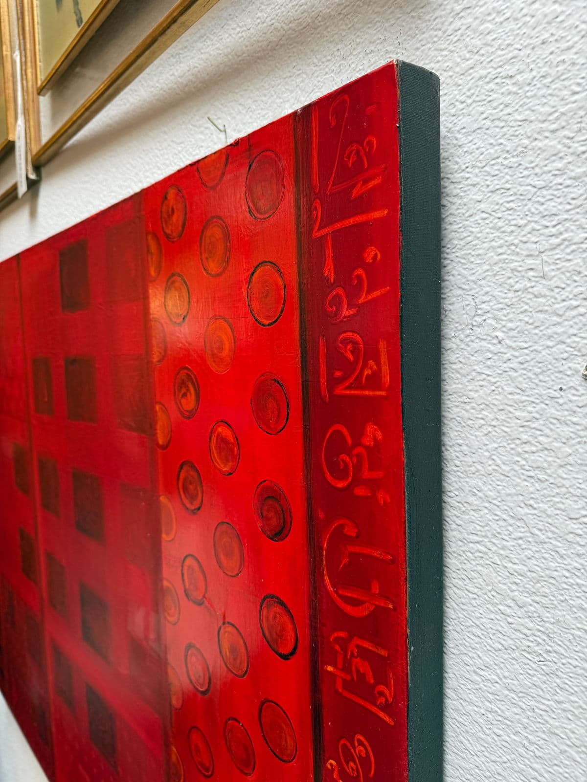 Circa 2002 Catherine Saiki "Directions I" Original Painting, Signed - Thumbnail 6