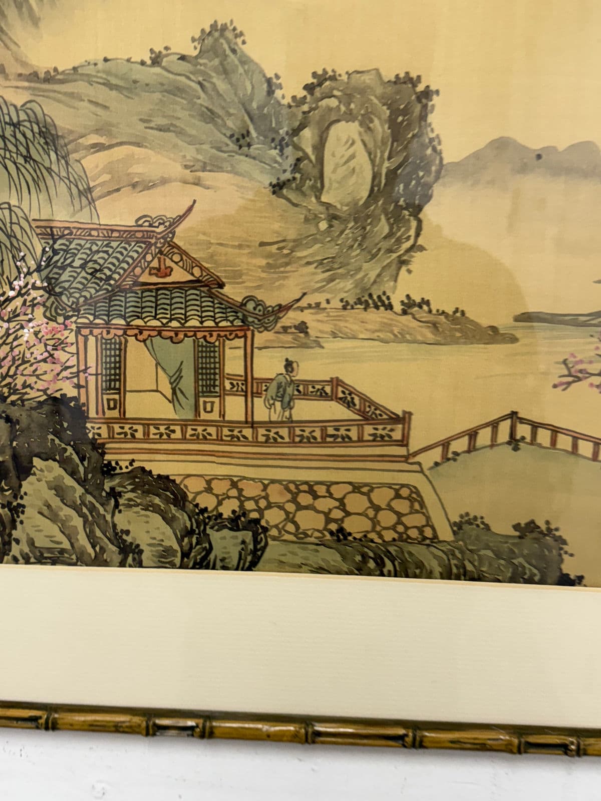 Vintage Chinese Landscape Art Work - Thumbnail 6