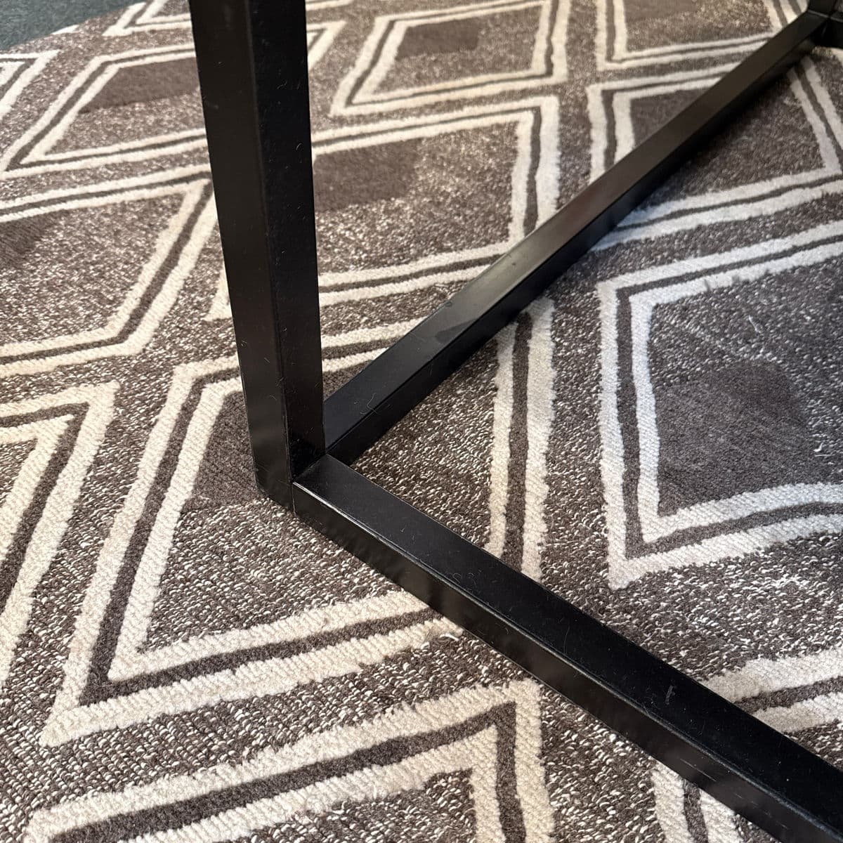 Contemporary Wood Plank Coffee Table + Steel Frame - Thumbnail 12