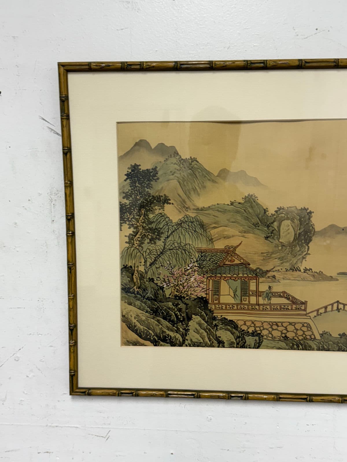 Vintage Chinese Landscape Art Work - Thumbnail 3