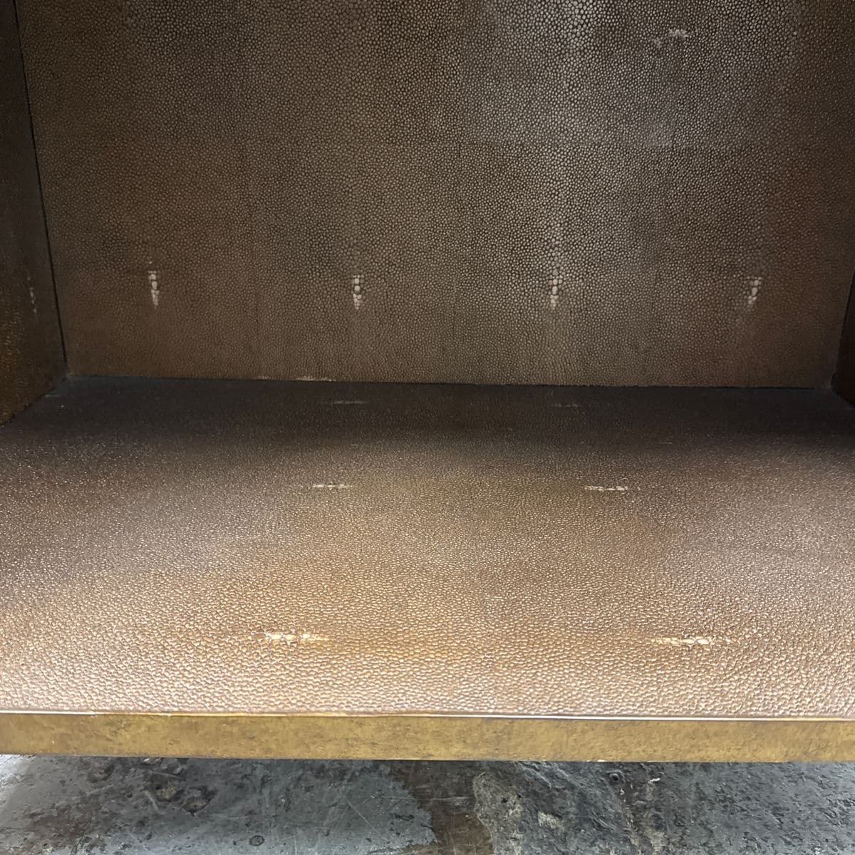 Julian Chichester Gilbert Faux Shagreen Nightstand - Thumbnail 11