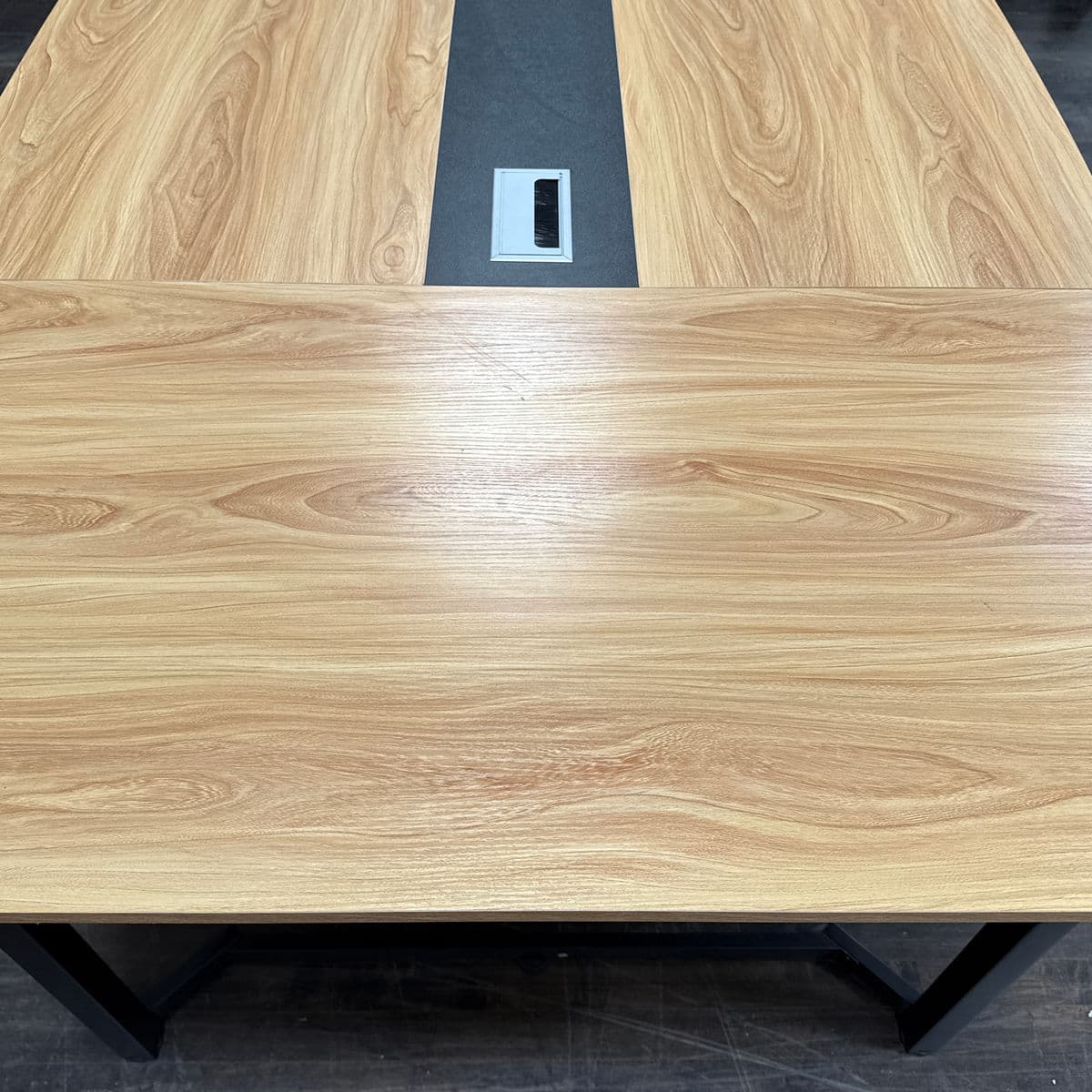 Tribesigns Modern Boat Shaped Rectangular Meeting Table - Thumbnail 10