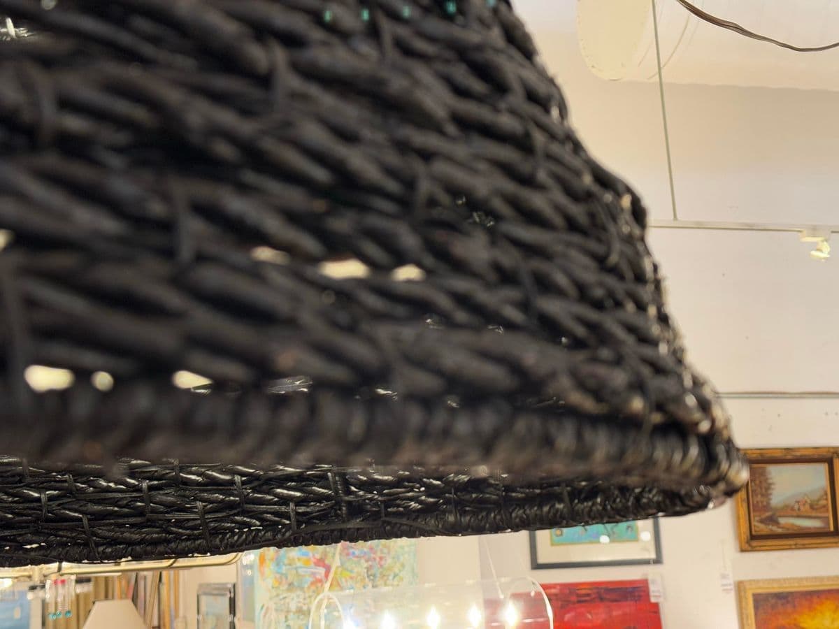 West Elm Contemporary Woven Dome Pendant Light - Thumbnail 10