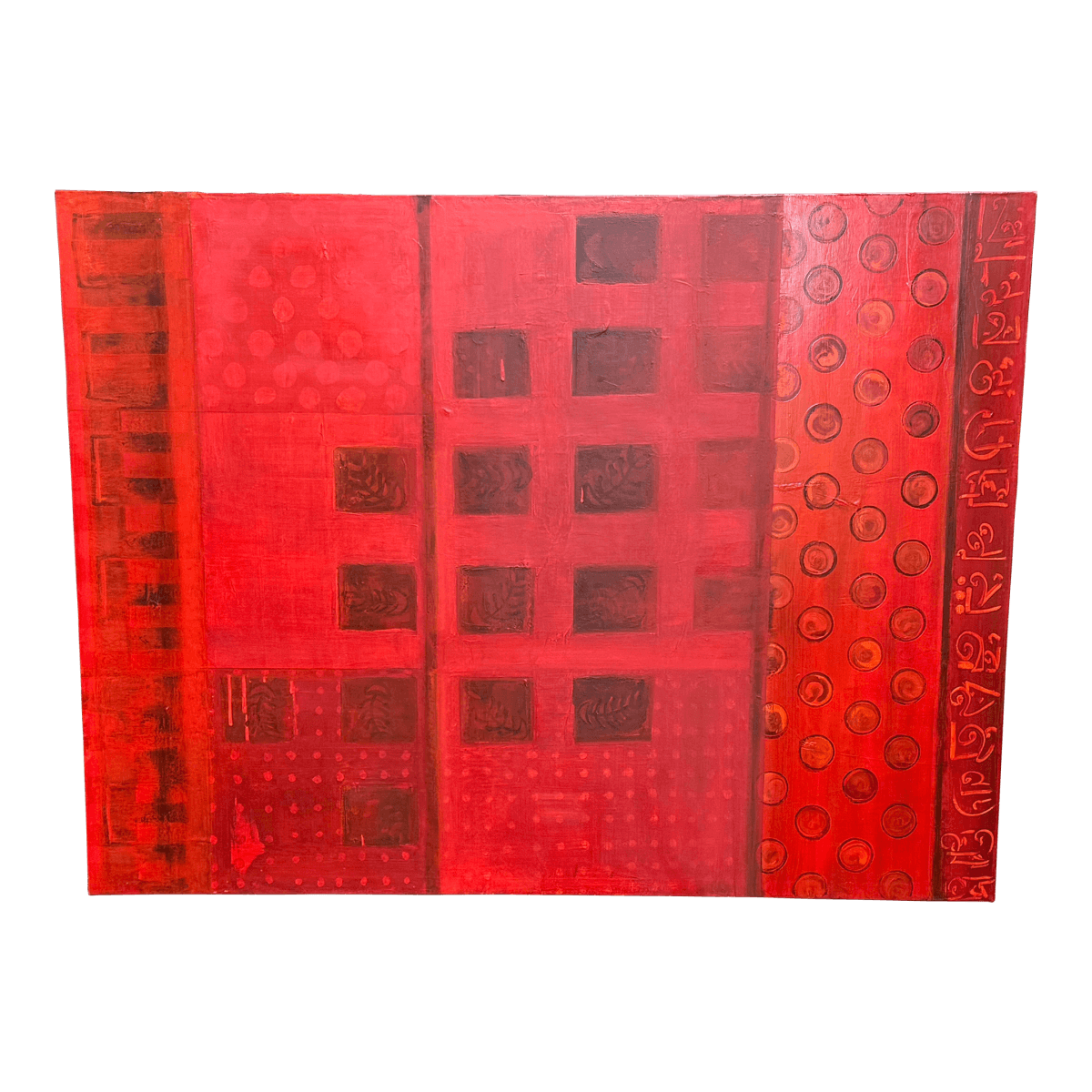 Circa 2002 Catherine Saiki "Directions I" Original Painting, Signed - Thumbnail 2