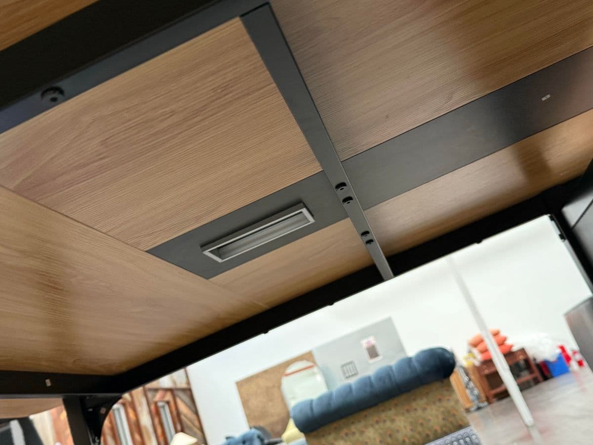 Tribesigns Modern Boat Shaped Rectangular Meeting Table - Thumbnail 5