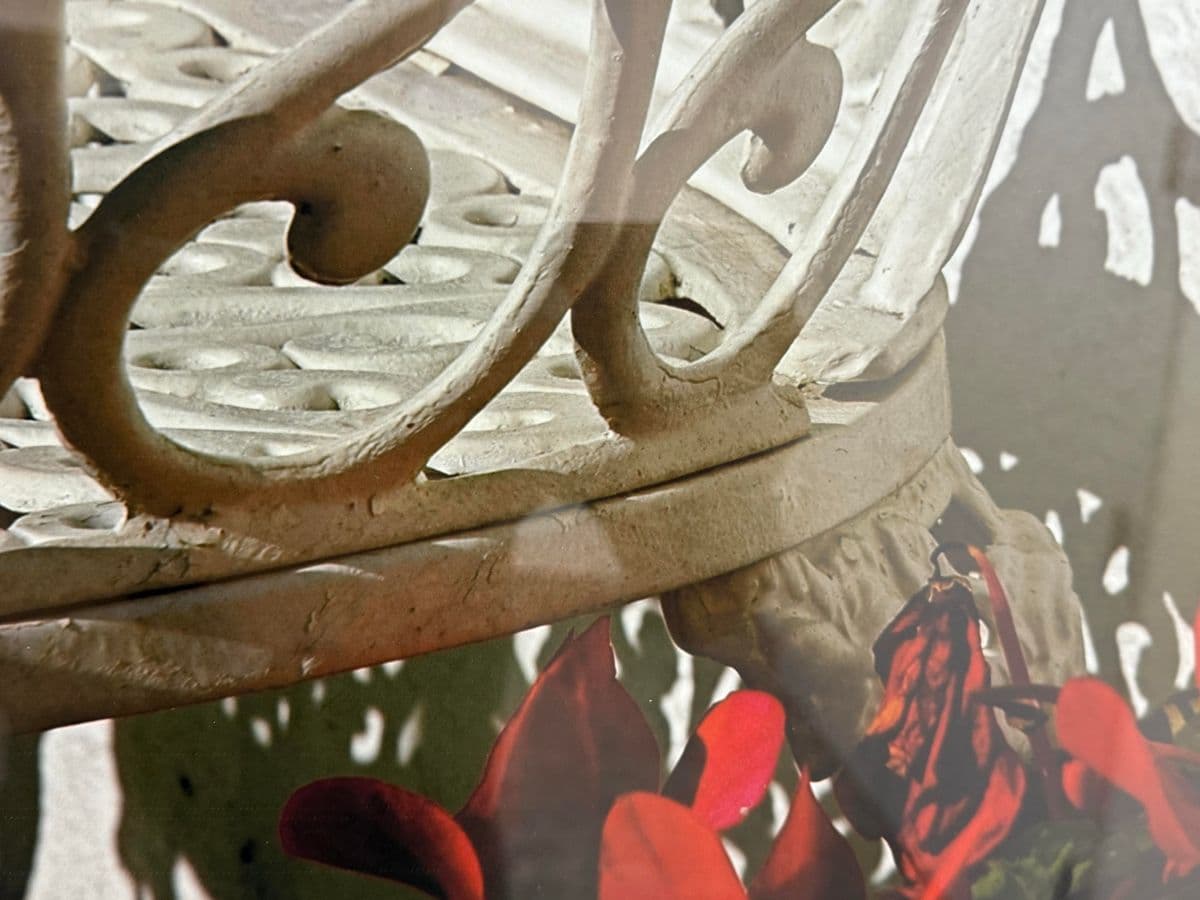 Circa 2005 Ravi Anand "Garden Bench, Sausalito" Framed Photograph Edition 11 of 15 - Thumbnail 7