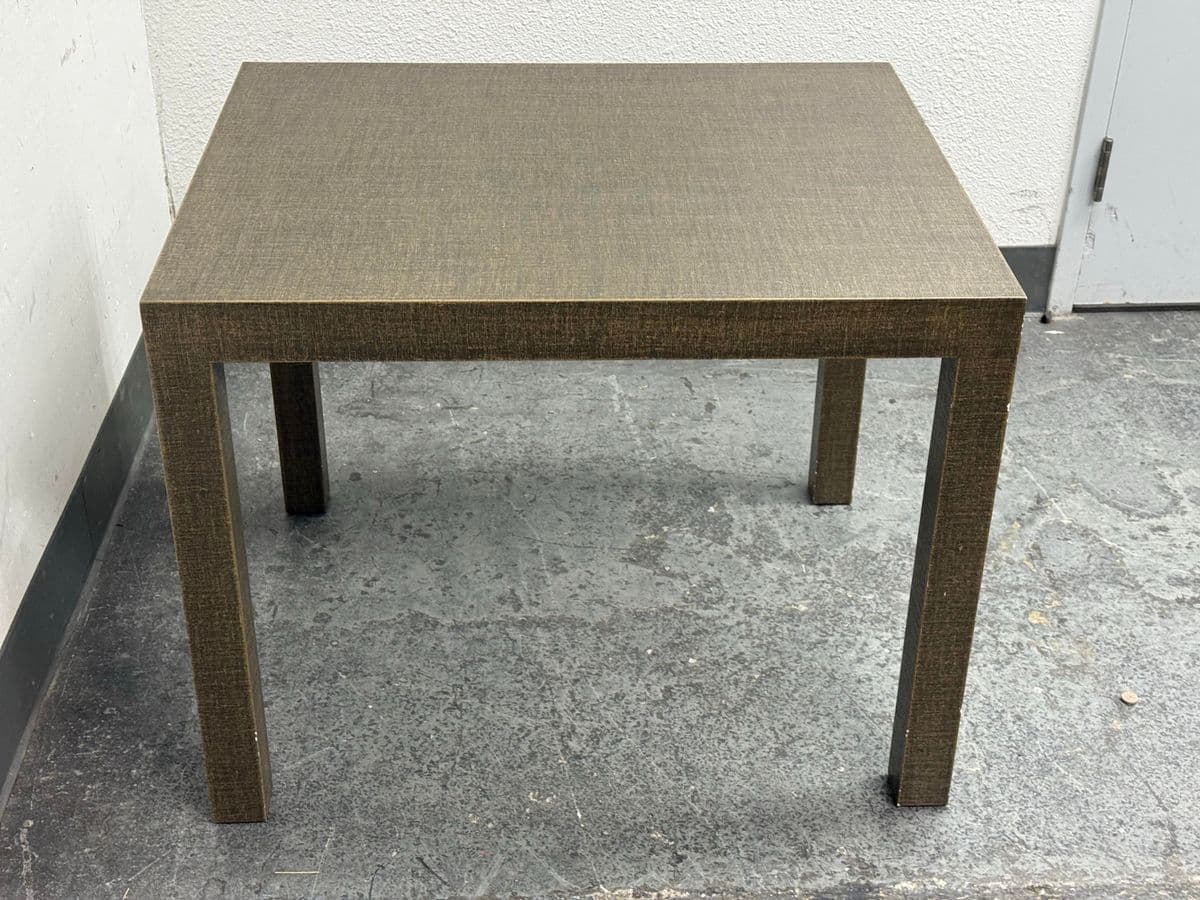 Urban Furniture Linen Wrapped End Table + Drawer - Thumbnail 3