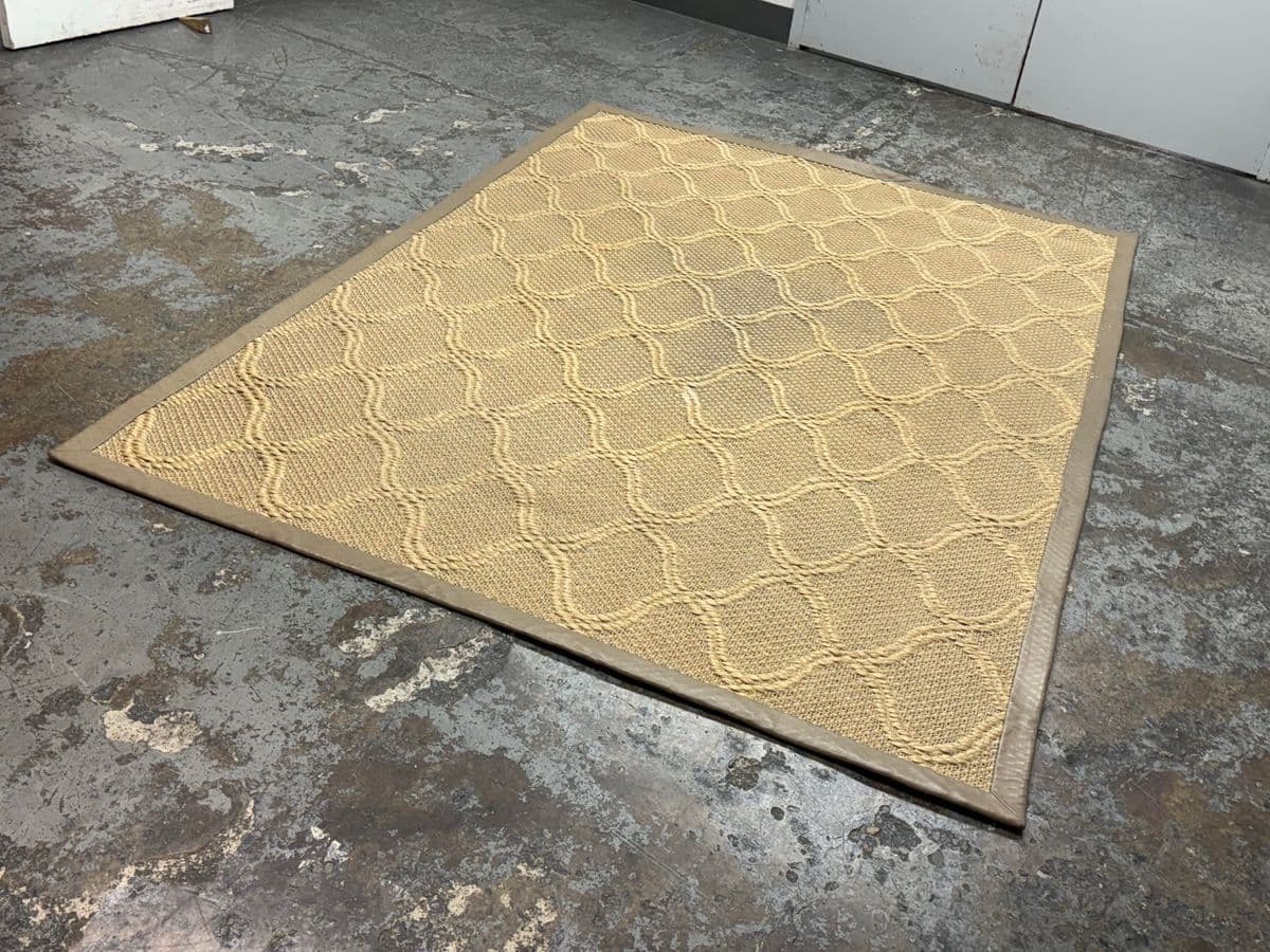 6ft 1in X 8ft 3in Stark Woven Jute Trellis Area Rug - Thumbnail 3