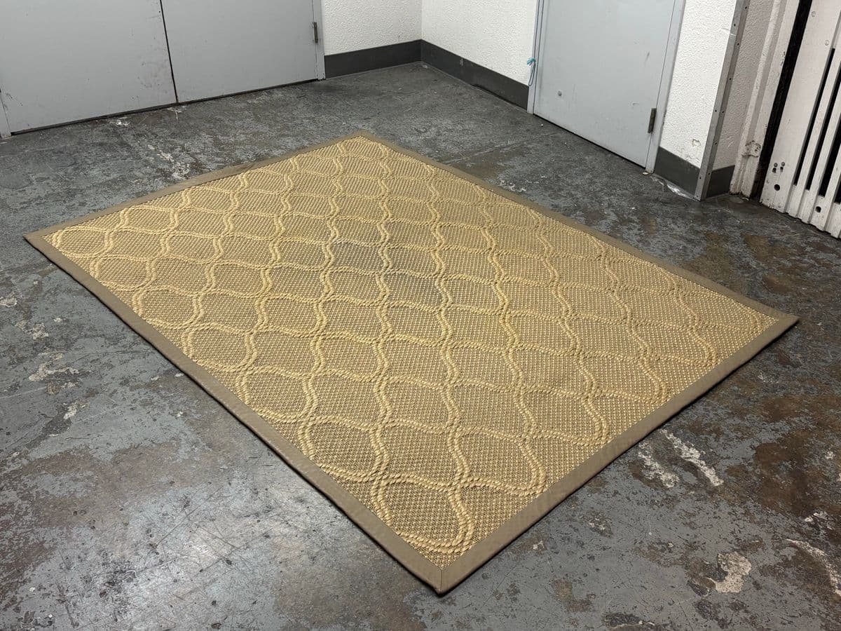 6ft 1in X 8ft 3in Stark Woven Jute Trellis Area Rug - Thumbnail 5