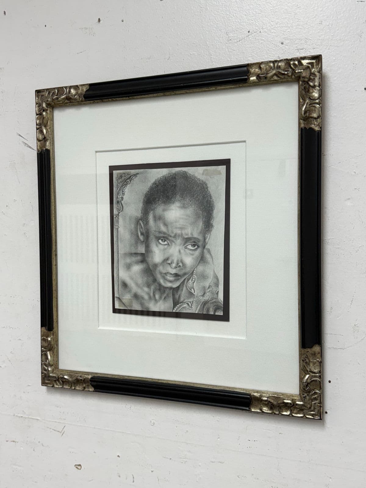 Custom Framed Female Portrait - Thumbnail 4