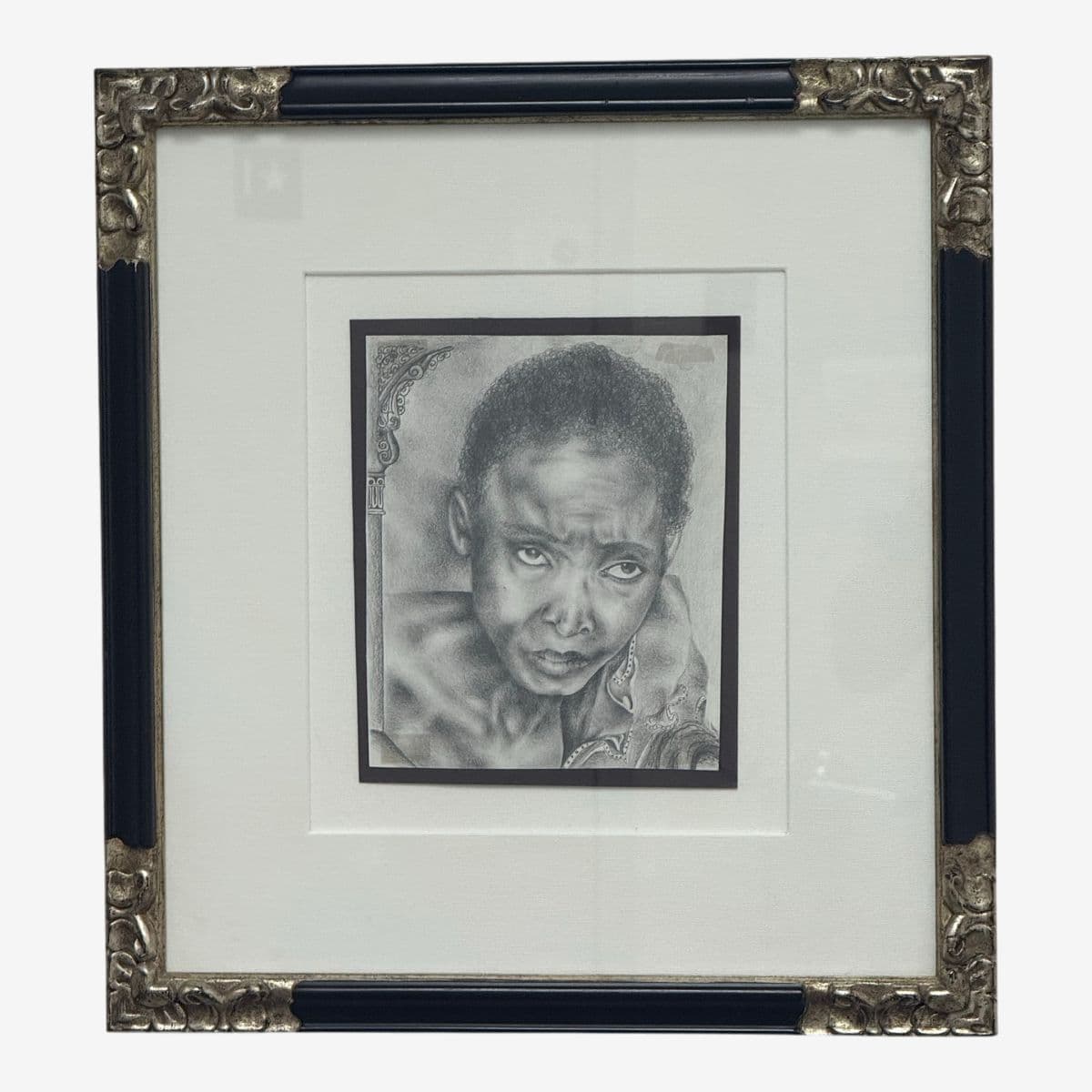 Custom Framed Female Portrait - Image 1