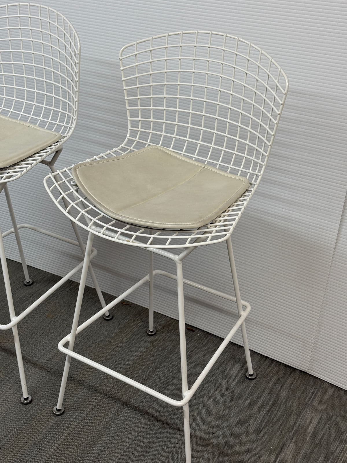 Harry Bertoia for Knoll Bar Stools, Pair - Thumbnail 5