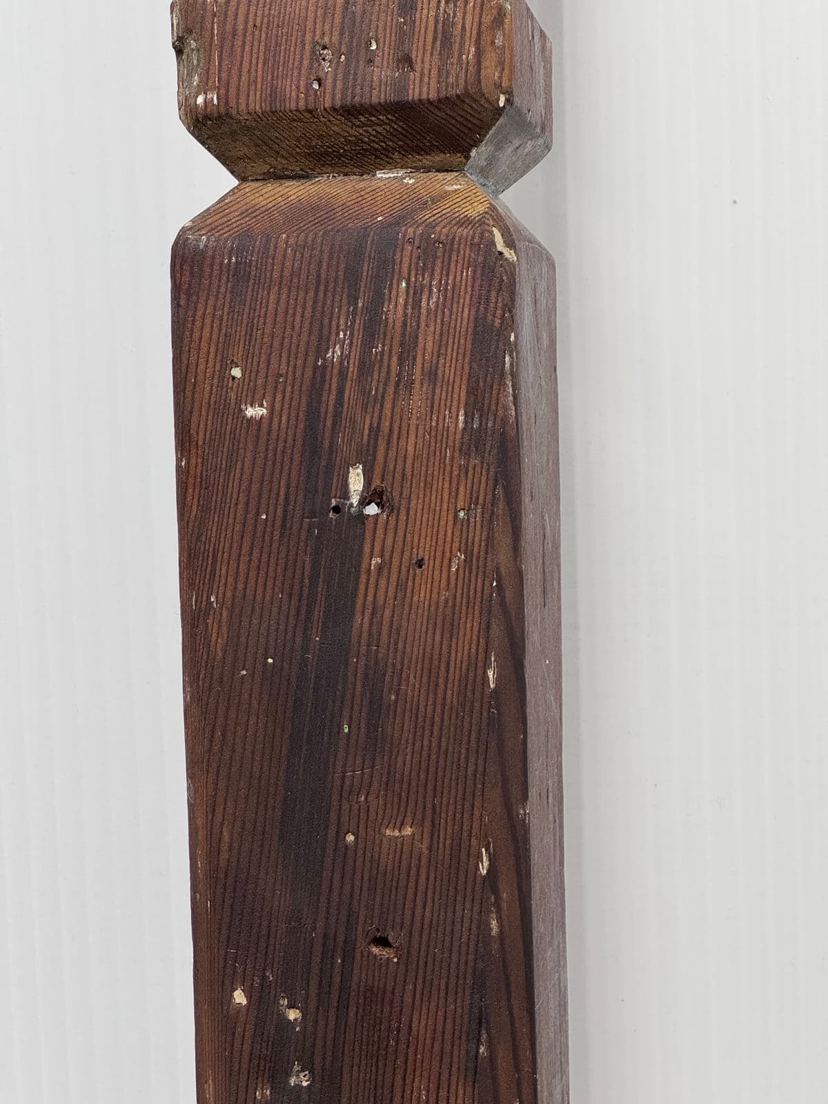 Antique Structural Single Bed Frame Post - Thumbnail 7