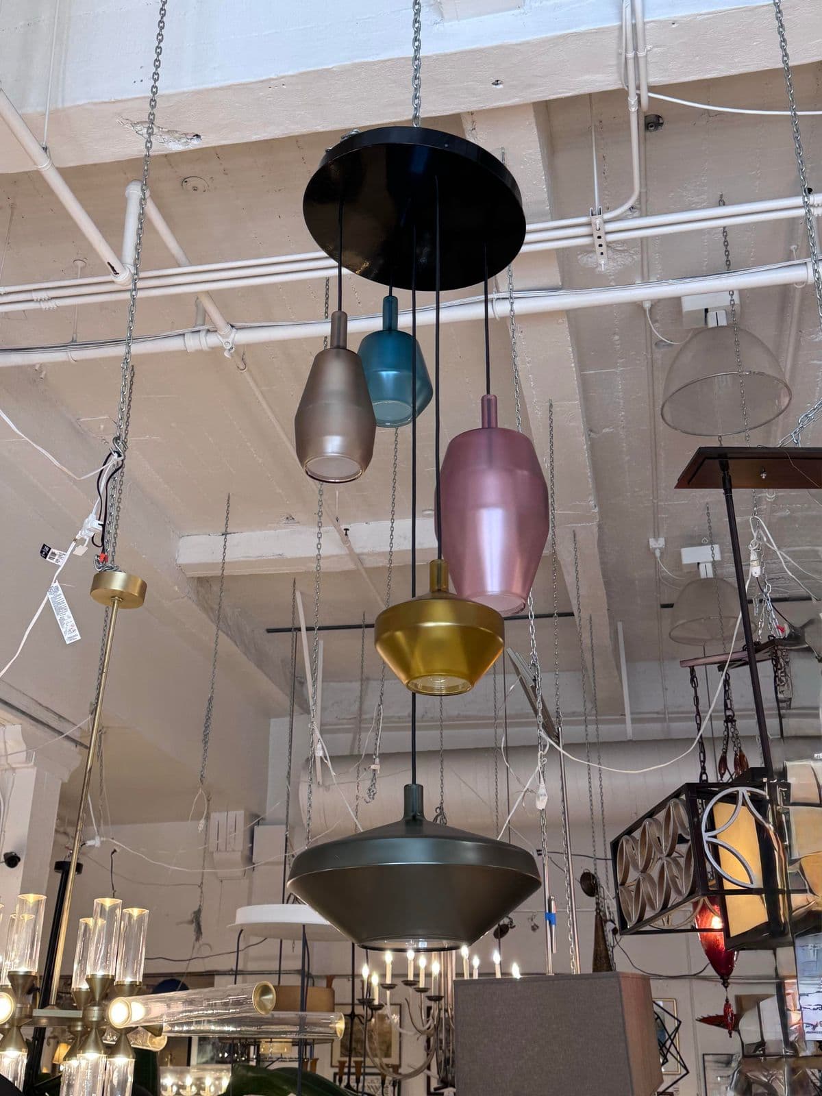 Umberto Asnago for Penta Borosilicate Glass Hanging Light Fixture - Thumbnail 5