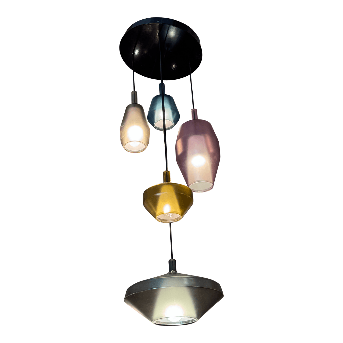 Umberto Asnago for Penta Borosilicate Glass Hanging Light Fixture - Thumbnail 2