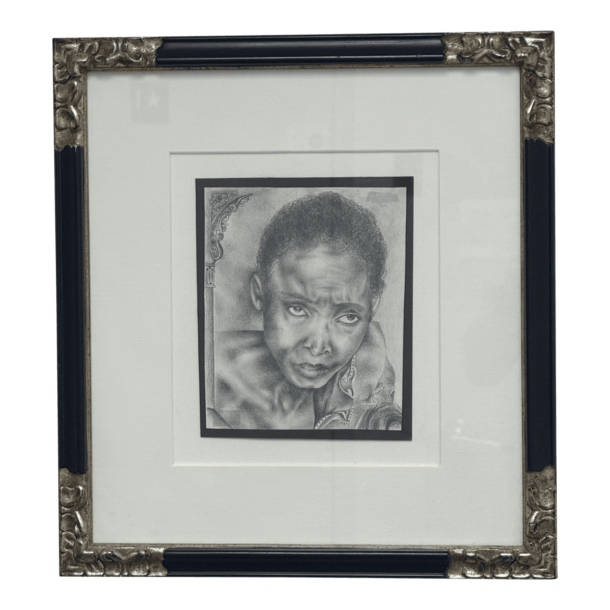 Custom Framed Female Portrait - Thumbnail 2