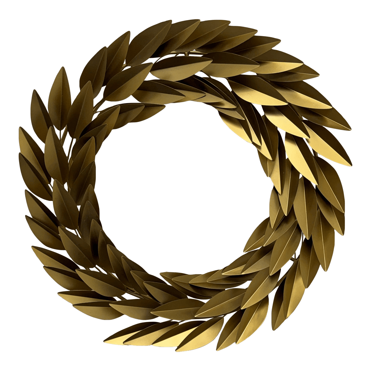 Restoration Hardware Brass Laurel Leaf Wreath, Medium - Thumbnail 2