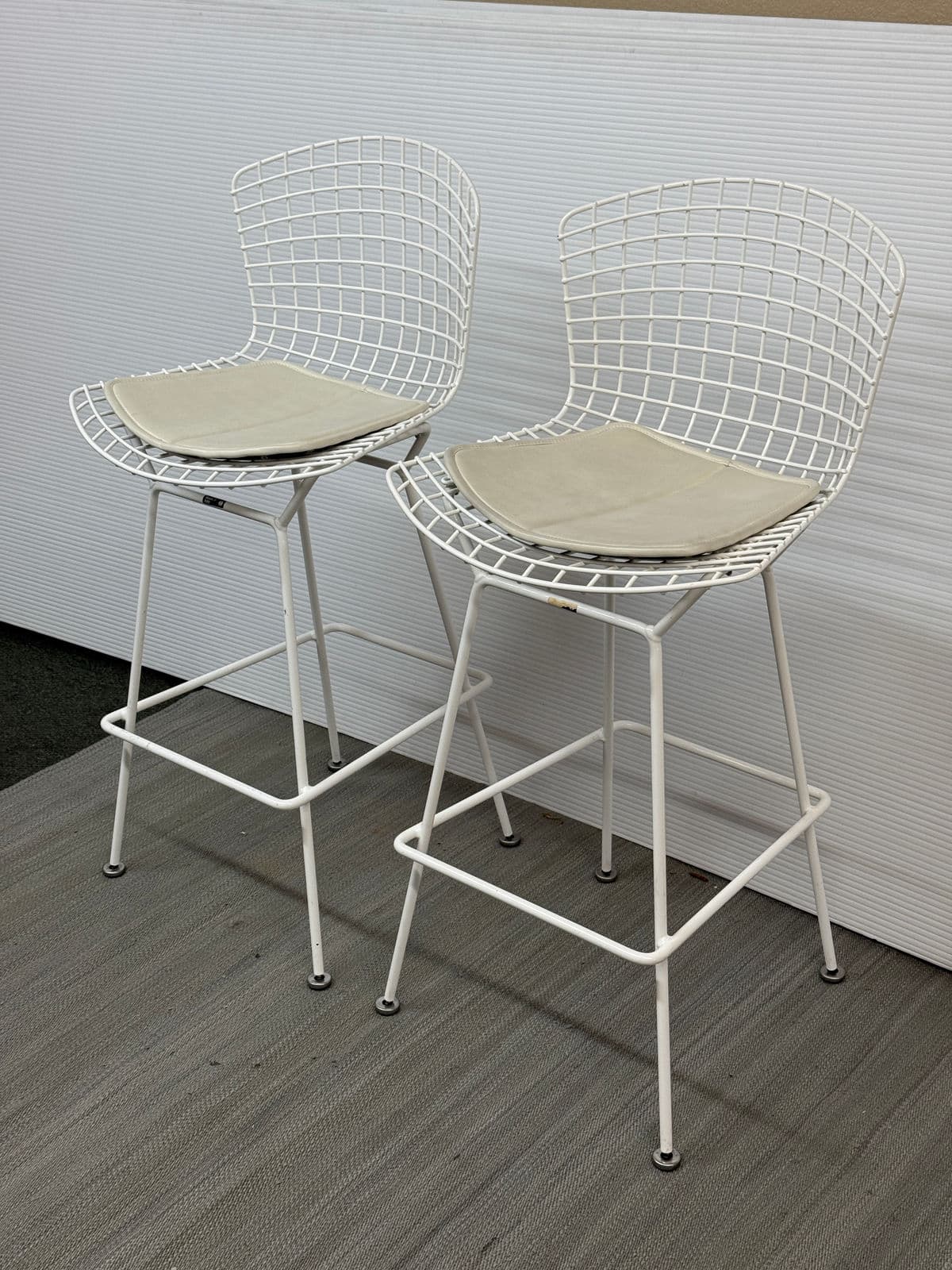 Harry Bertoia for Knoll Bar Stools, Pair - Thumbnail 3