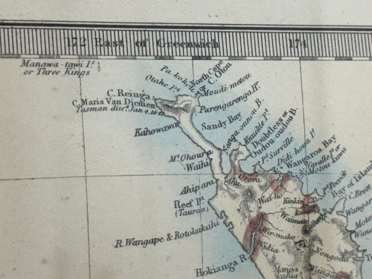 Custom Framed Antique Print of New Zealand - Thumbnail 10