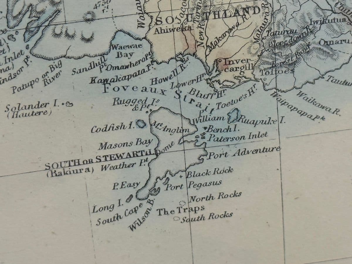 Custom Framed Antique Print of New Zealand - Thumbnail 6