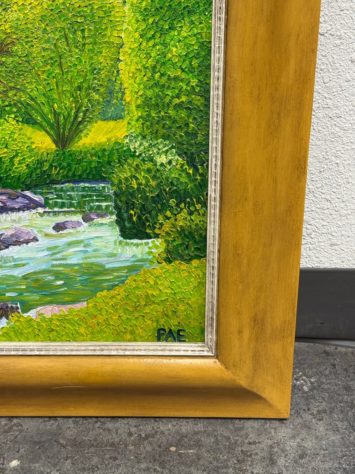 Circa 1997 Zwettl River at Syrafeld Painting by Peter Apolonius Etzer - Thumbnail 11