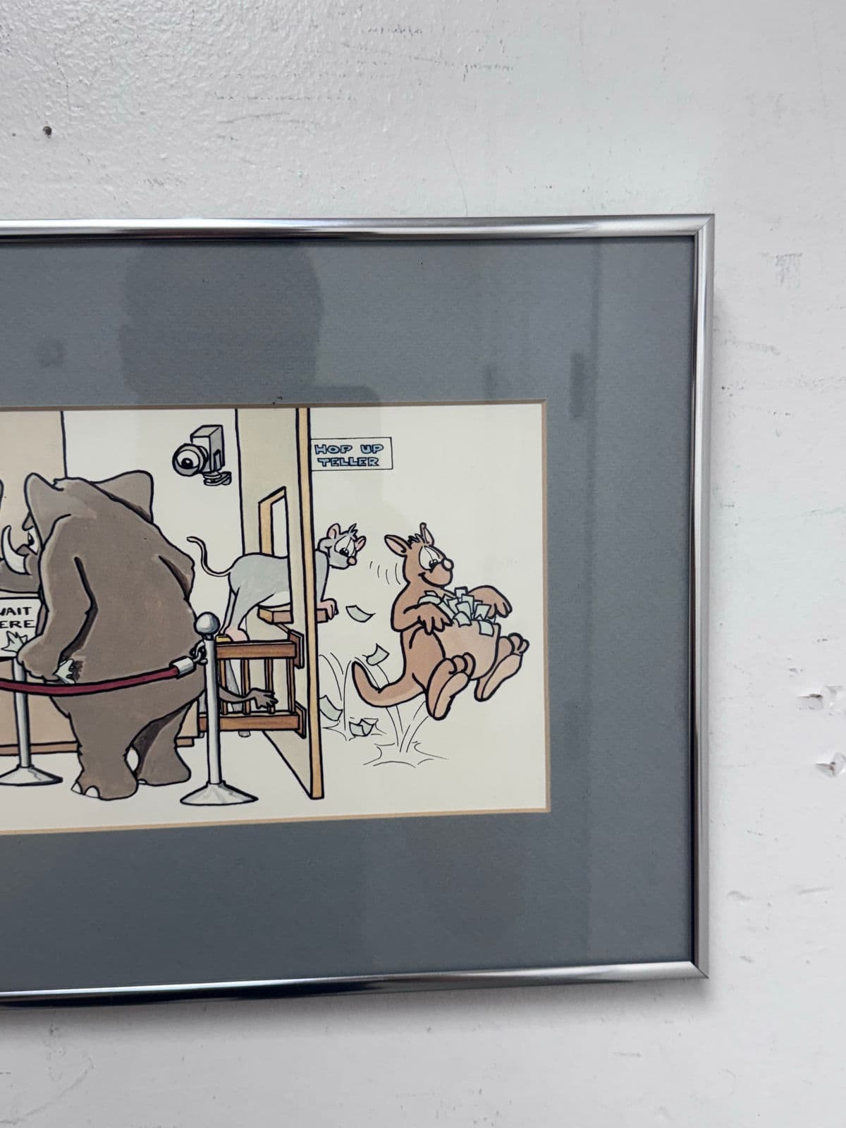 Circa 1985 Robert Marble "The Bank" Offset Lithograph + Signed Edition 20/750 - Thumbnail 7