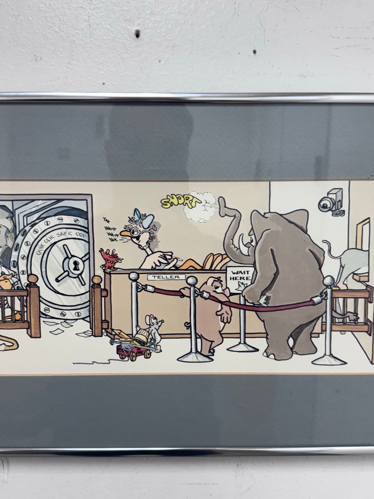 Circa 1985 Robert Marble "The Bank" Offset Lithograph + Signed Edition 20/750 - Thumbnail 6