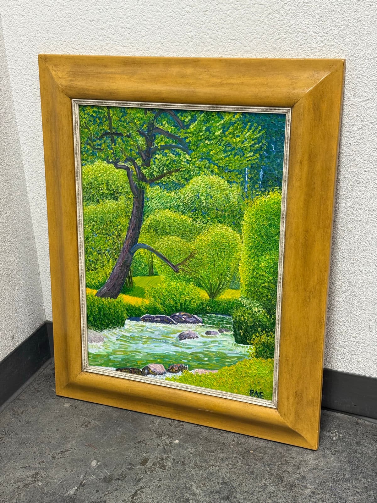 Circa 1997 Zwettl River at Syrafeld Painting by Peter Apolonius Etzer - Thumbnail 12