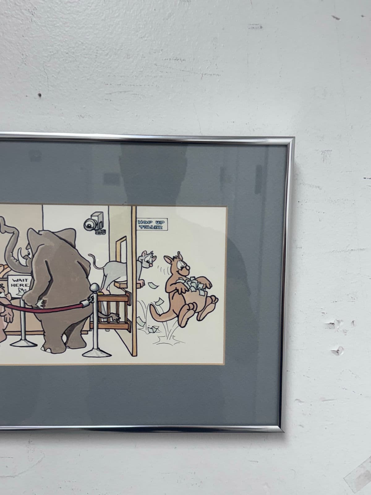 Circa 1985 Robert Marble "The Bank" Offset Lithograph + Signed Edition 20/750 - Thumbnail 3