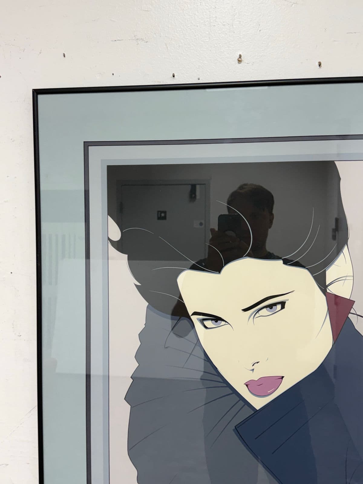 Circa 1980's Patrick Nagels "Gallery in the Courtyard" Silkscreen - Thumbnail 7