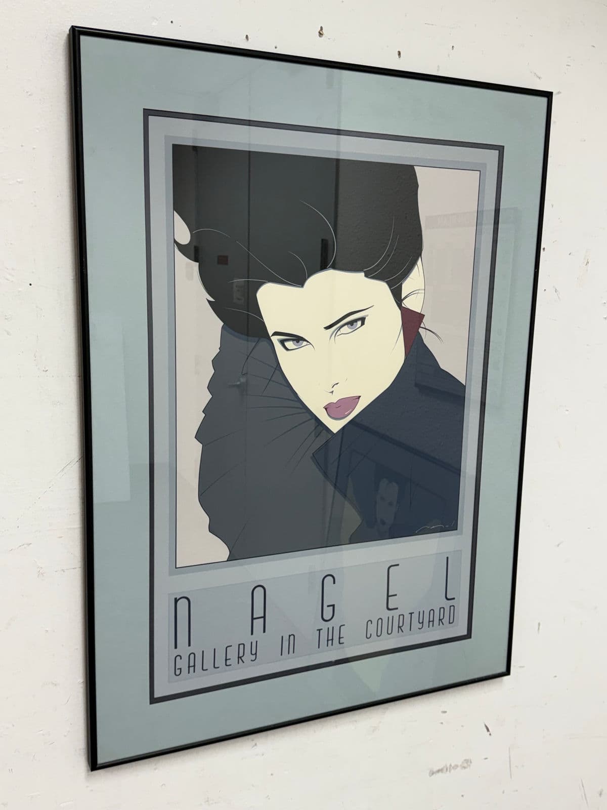 Circa 1980's Patrick Nagels "Gallery in the Courtyard" Silkscreen - Thumbnail 8