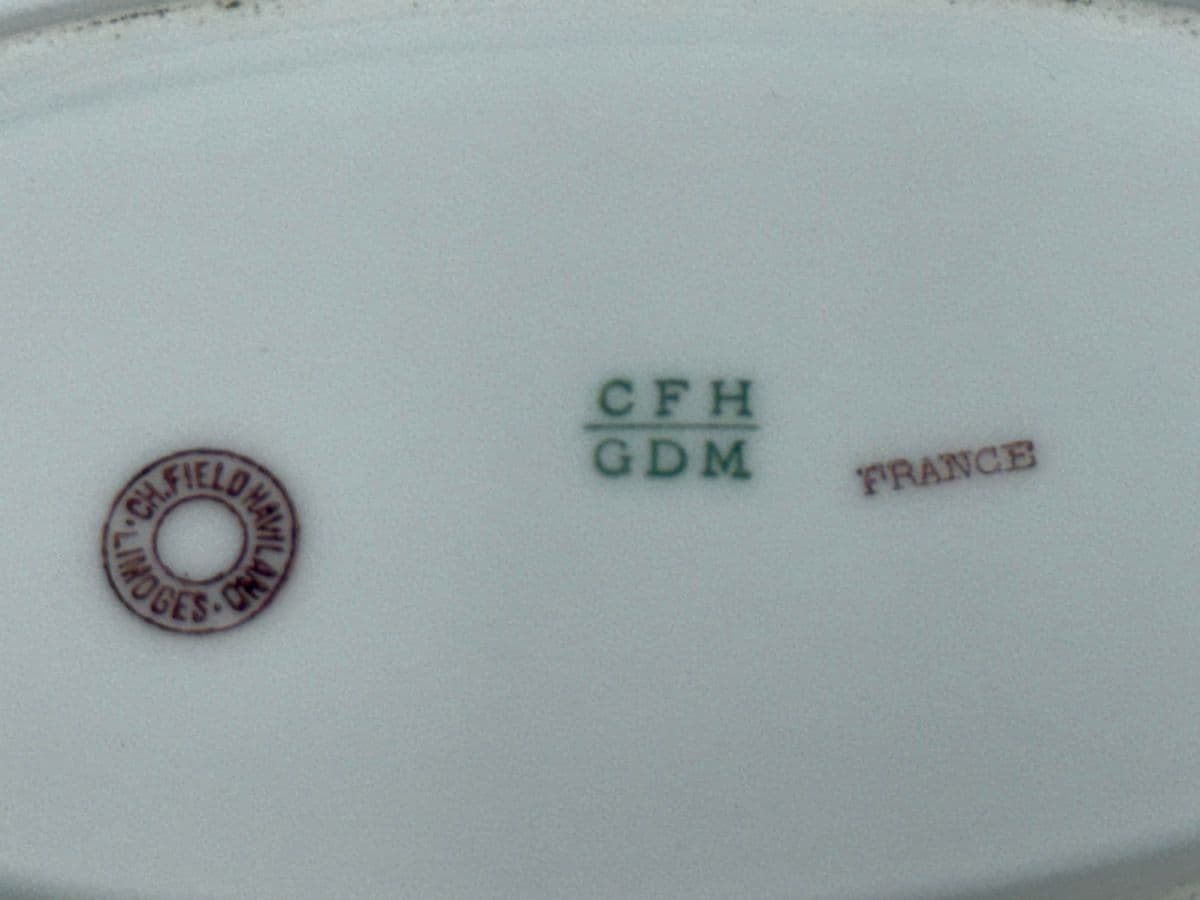 Charles Field Haviland Limoges Porcelain Platter - Thumbnail 13