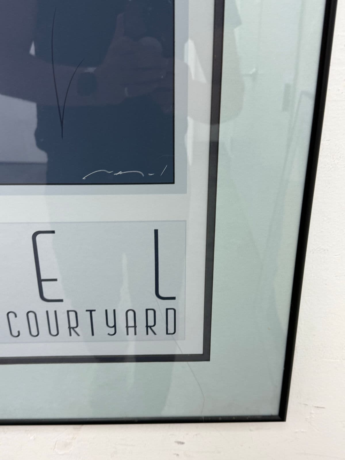 Circa 1980's Patrick Nagels "Gallery in the Courtyard" Silkscreen - Thumbnail 13