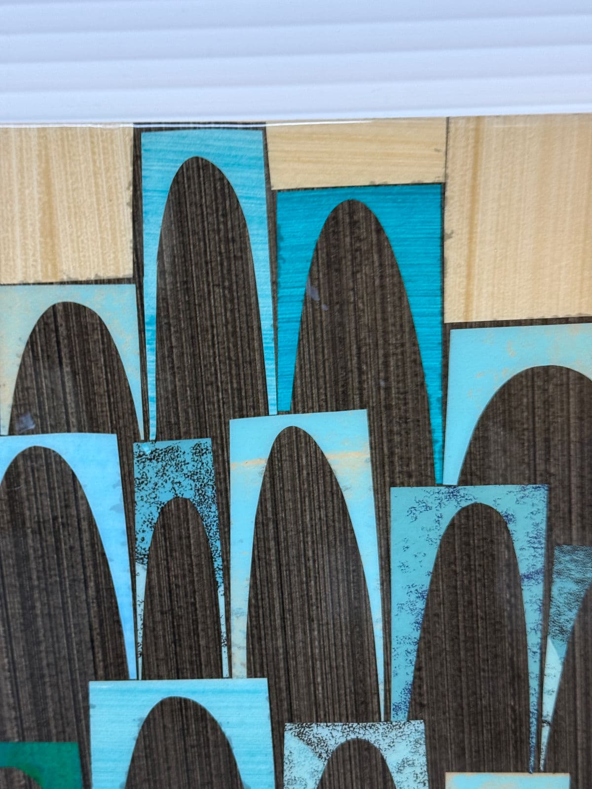 Circa 2005 Rex Ray Mixed Media + Resin Collage - Thumbnail 5