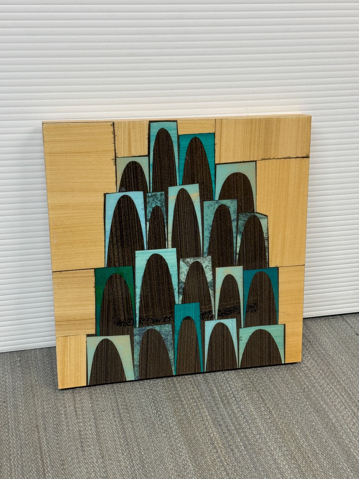 Circa 2005 Rex Ray Mixed Media + Resin Collage - Thumbnail 3