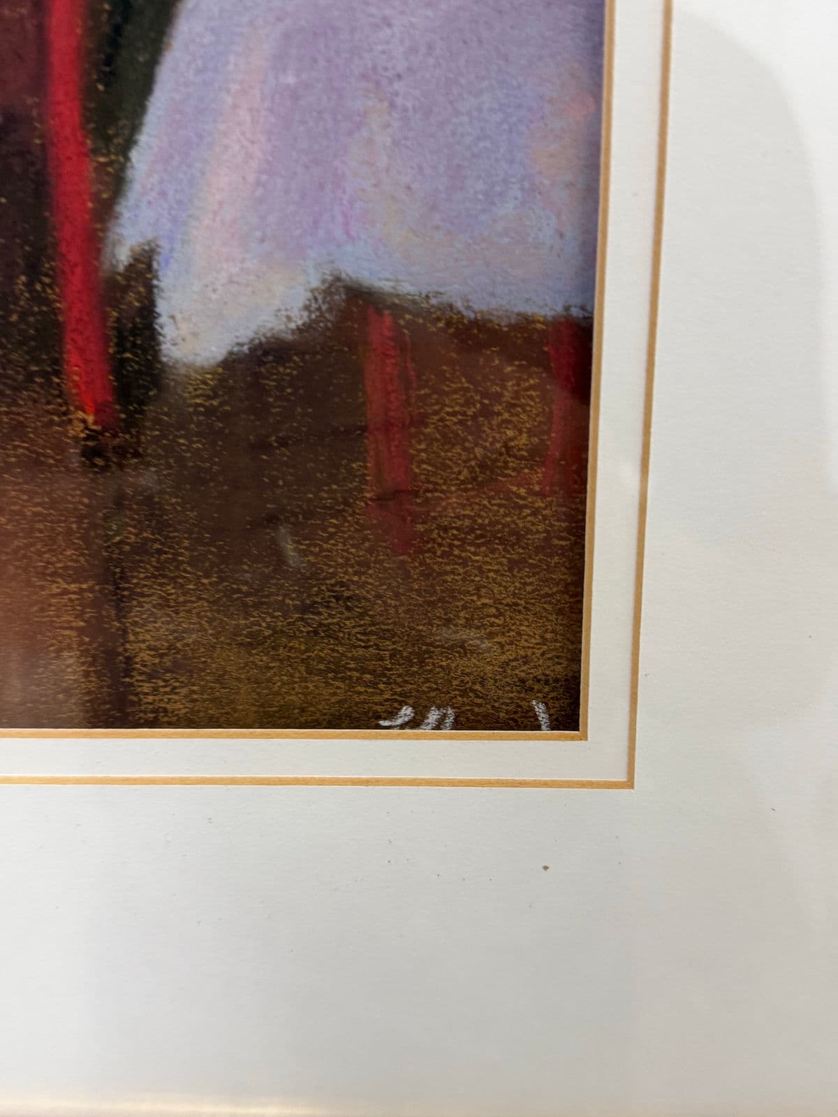 Francine Hurd "Restaurant Series 2" Original Pastel Art Work + Signed, Circa 2004 - Thumbnail 10