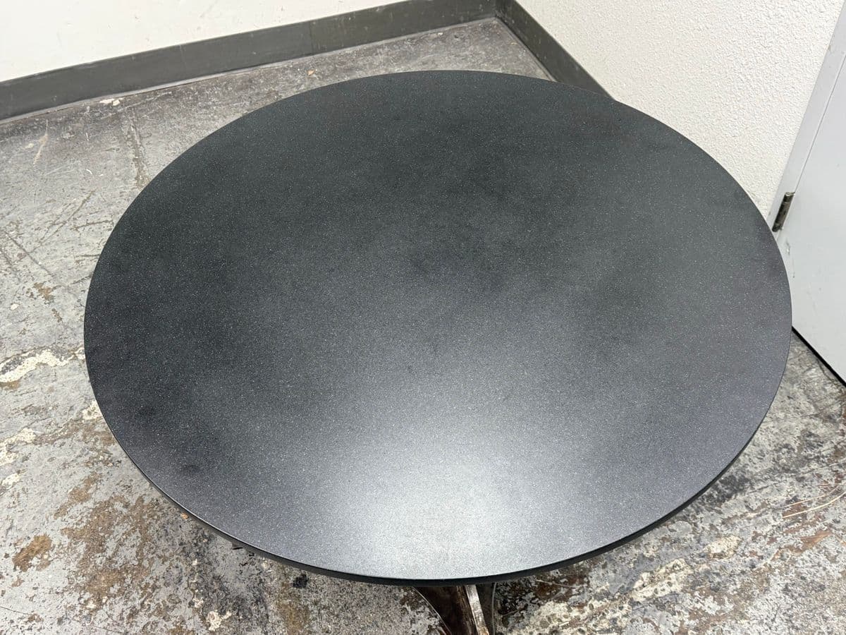 Circa 2004 Directorie Round Iron + Marble Top Table - Thumbnail 6