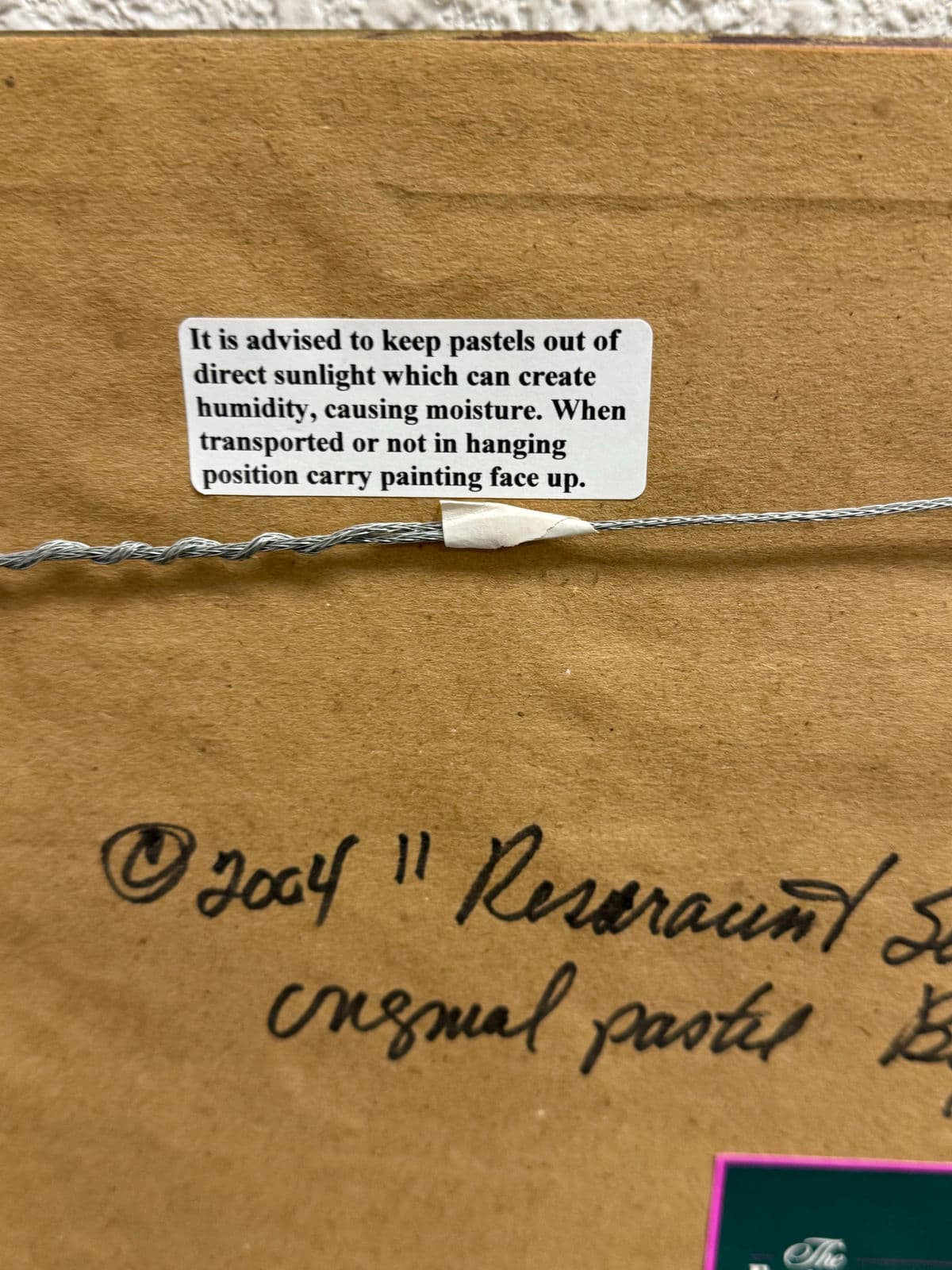 Francine Hurd "Restaurant Series 2" Original Pastel Art Work + Signed, Circa 2004 - Thumbnail 9