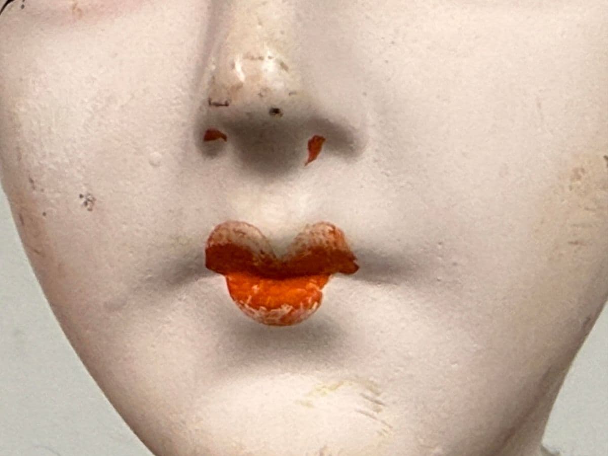 Antique Mannequin Head Hat Stands, Pair - Thumbnail 10