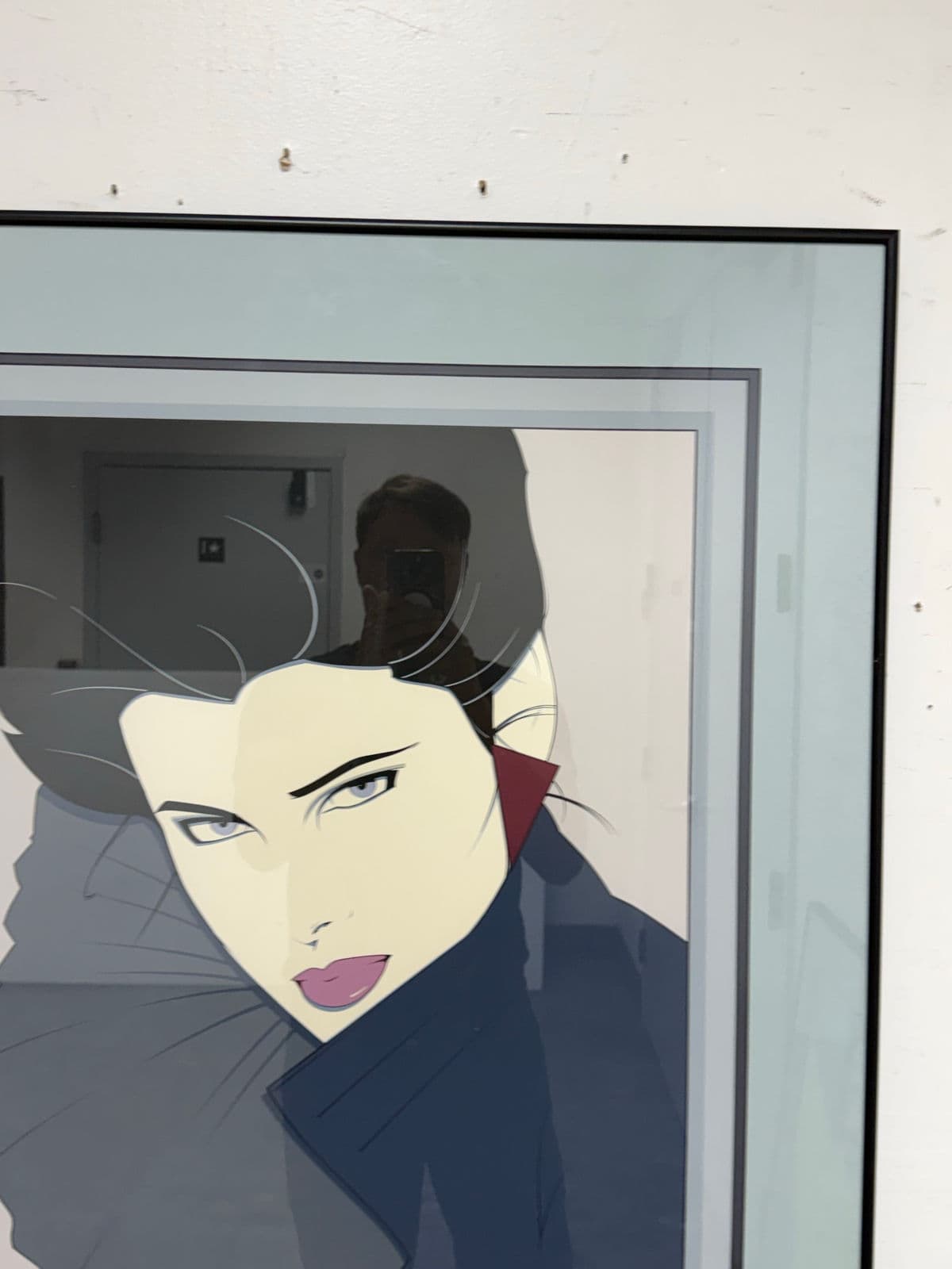 Circa 1980's Patrick Nagels "Gallery in the Courtyard" Silkscreen - Thumbnail 6