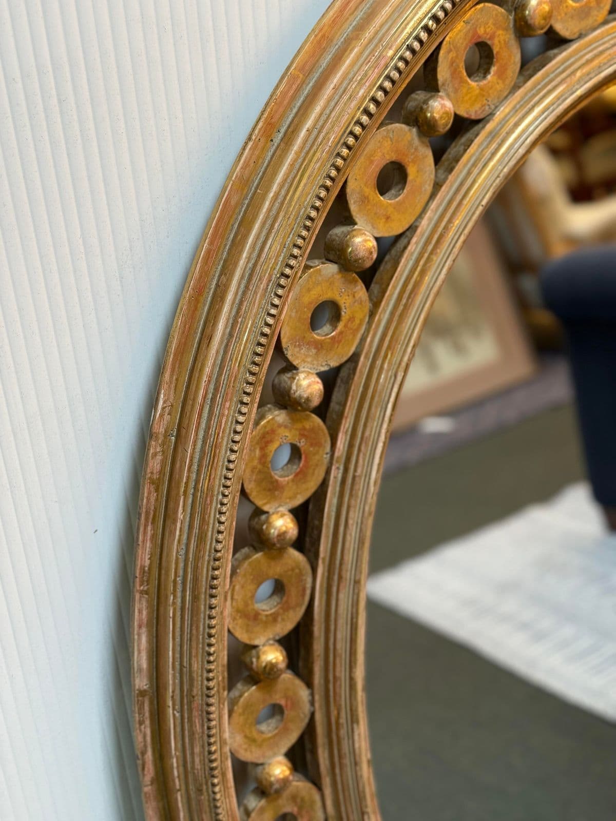 Carved + Gold Gilt Wall Mirror - Thumbnail 6