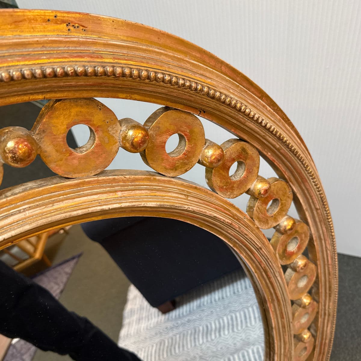 Carved + Gold Gilt Wall Mirror - Thumbnail 8