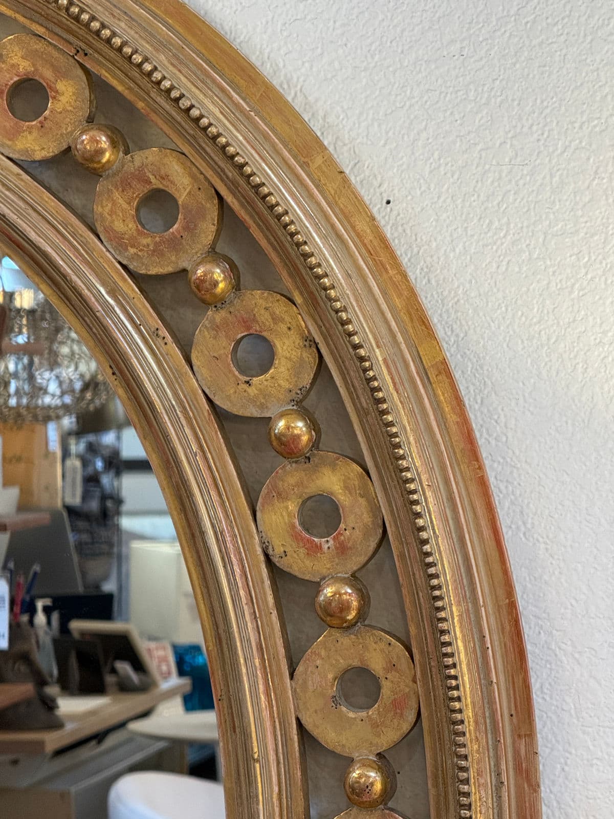 Carved + Gold Gilt Wall Mirror - Thumbnail 13