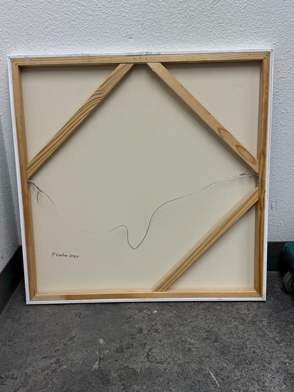 Circa 2025 John Fenton Abstract Original Painting, Signed - Thumbnail 12