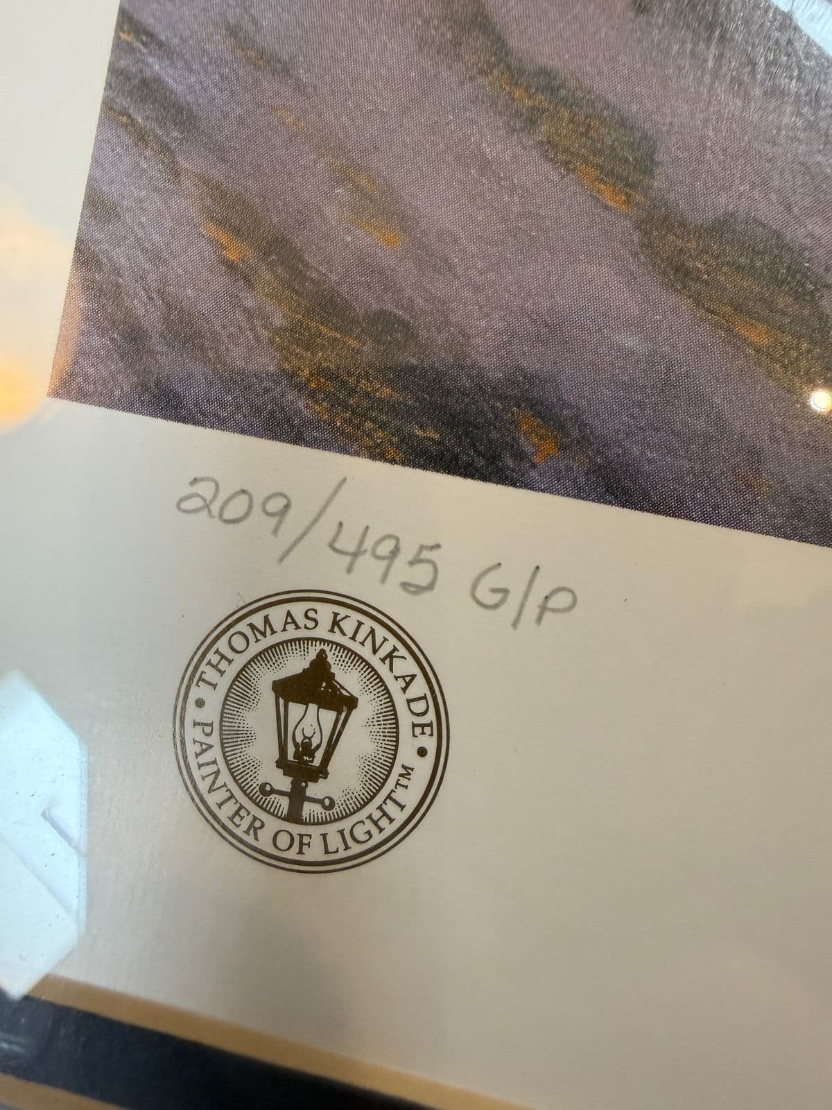 Thomas Kinkade "Placerville Victorian Christmas Iii" LTD Edition 209/495 Print, Signed - Thumbnail 4