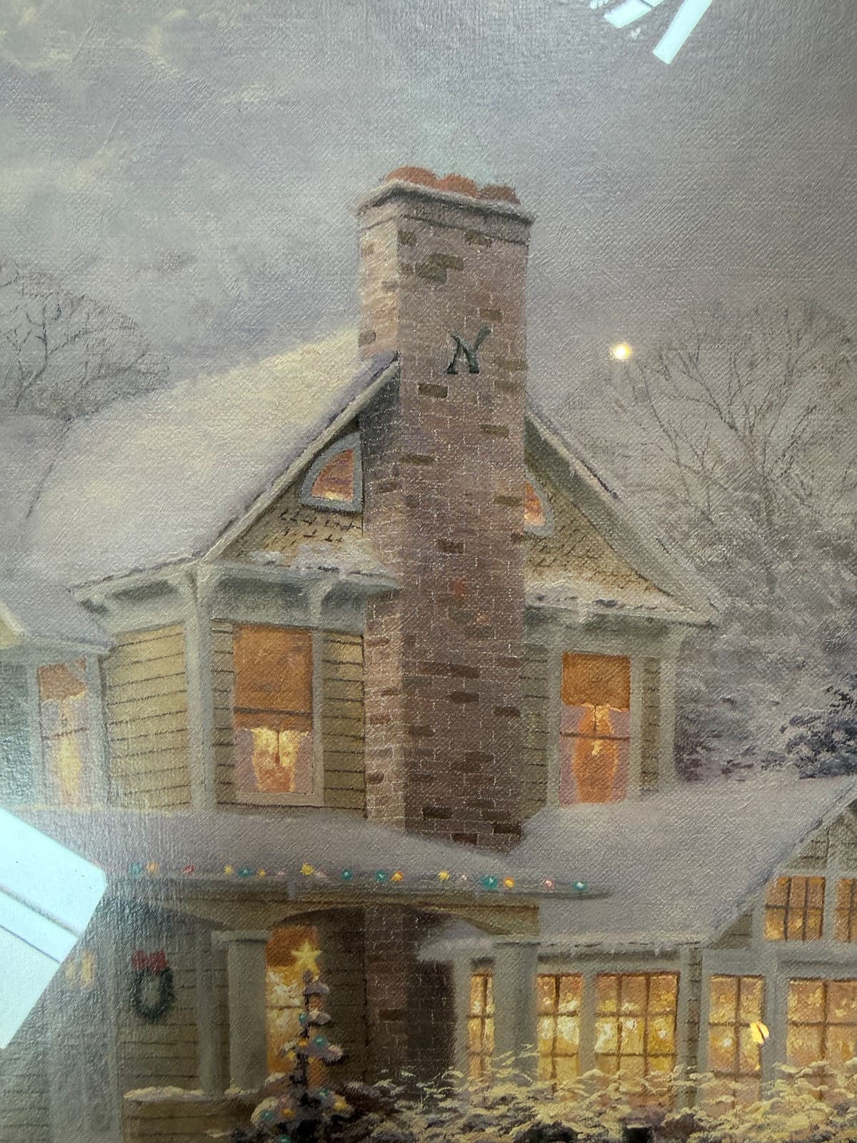 Thomas Kinkade "Placerville Victorian Christmas Iii" LTD Edition 209/495 Print, Signed - Thumbnail 7